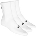 Asics Sportsocken Crew Classic (ASICS-Spirallogo) weiss - 3 Paar